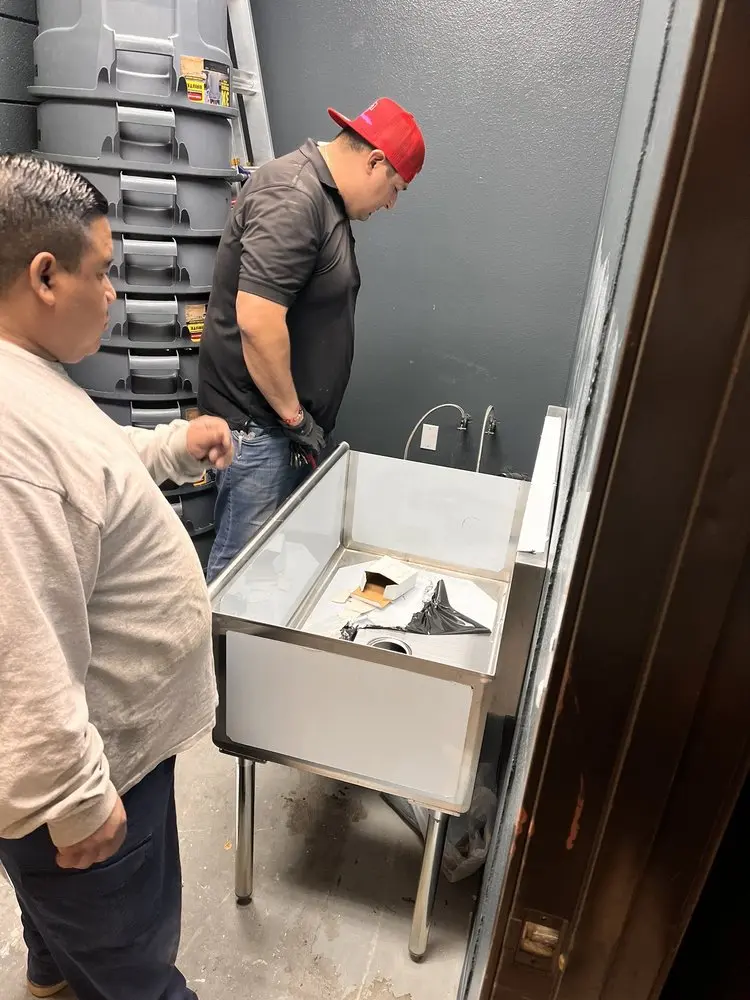 Commercial plumbing and sink installation in Phillipsburg