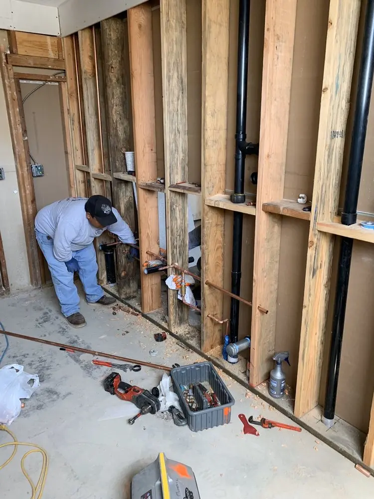 Commercial rough-in plumbing for Gas Line Repair in Phillipsburg
